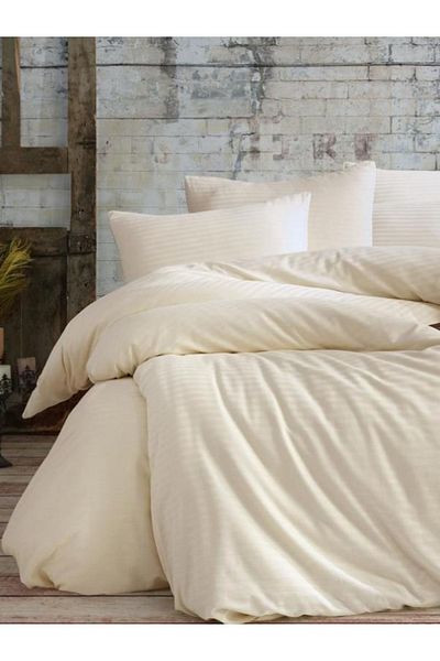 BESTİNA GOLD Σετ Παπλωματοθήκη Διπλό Bestina Gold Cotton Satin
