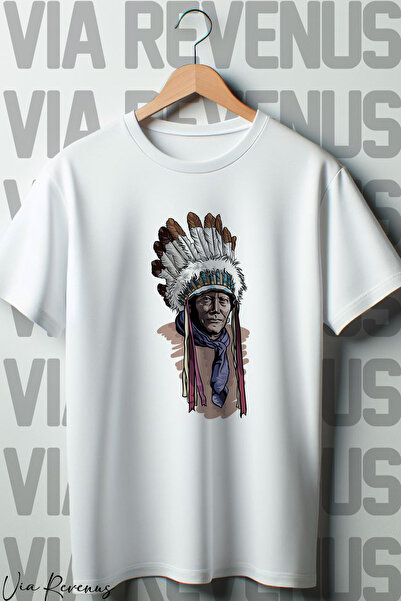 Vordevia Bela Oversize kroj T-shirt - Crvena Koža komada, okrugla kragna