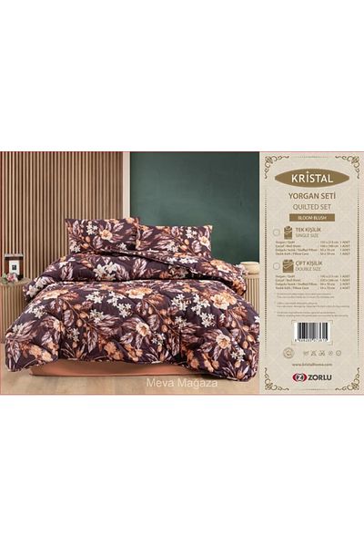 mevababy Terry Cotton Double Sleeping Quilt Set - Stylish and Comfortable Quality Pillow