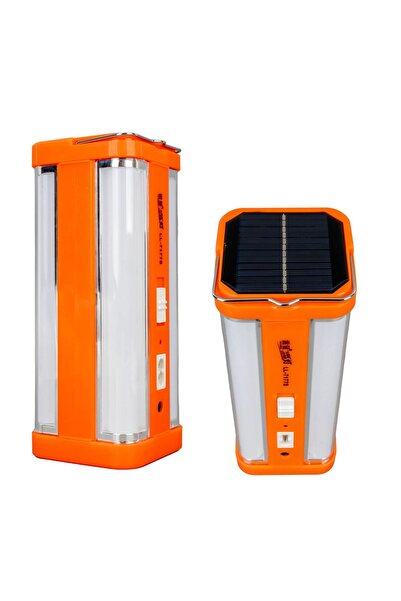 Axe Tools Pratik Güneş Enerjisi ile Şarj Olan Elektrik Şarjlı Ledli Işıldak F...