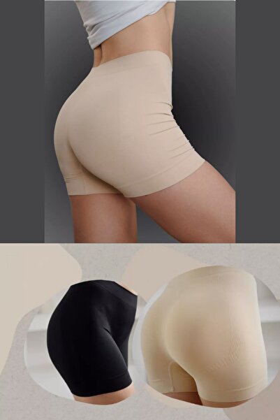 FF FİT FORM GİYİM Coolbox Model - Recovery Black Knitted Boxer, Non-Marking Seamless