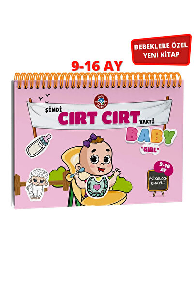 Çocuk Akademi Cırt Cırtlı Kitap 9-16 Ay Baby Girl