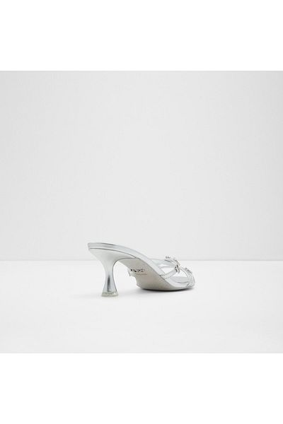 Aldo Barbiemule Silver Women's Sandal