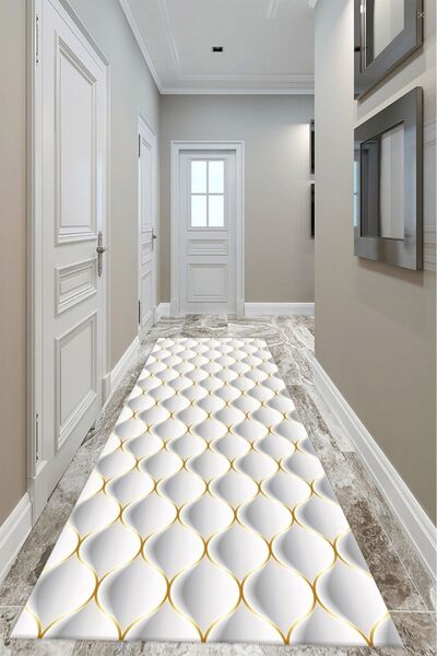 aymira home قاعدة زخرفية مطبوعة رقمية مضادة للانزلاق، قابلة للغسل، قماش مخملي...