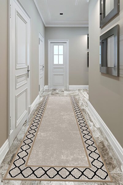 aymira home Dekoratif Dijital Baskılı Kaymaz Taban Yıkanabilir Tüylenmez Kadi...