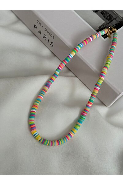 HERCY Renkli Fimo Kolye | Yazlık Kolye