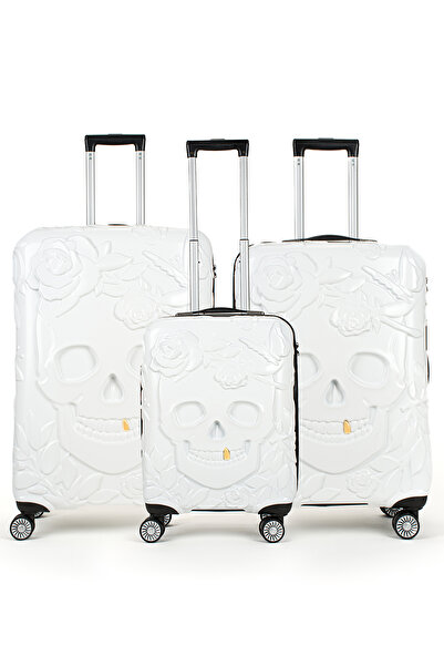 ÇÇS 5217 Kuru Kafa Polikarbon 3 Lü Valiz Seti