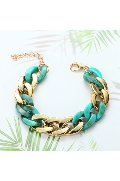 So Much Accesories So-Much 2022 Season Women's Thick Style Chain Bracelet-4