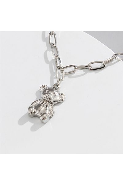 So Much Accesories Silver Necklace with So-Much Vip Bear Figure-7