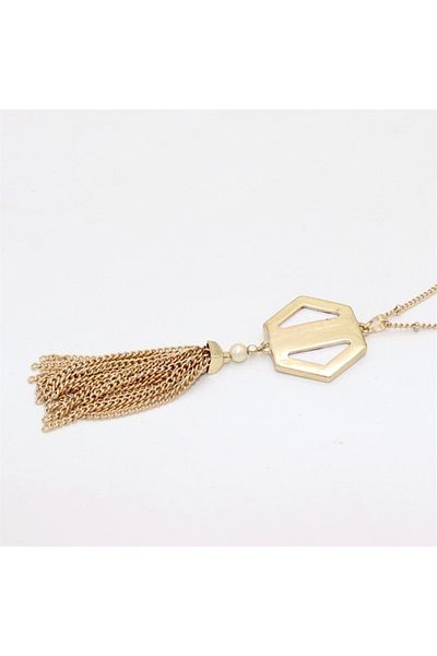 So Much Accesories Women's Pearl Stone Necklace - 2-Piece Combination 9