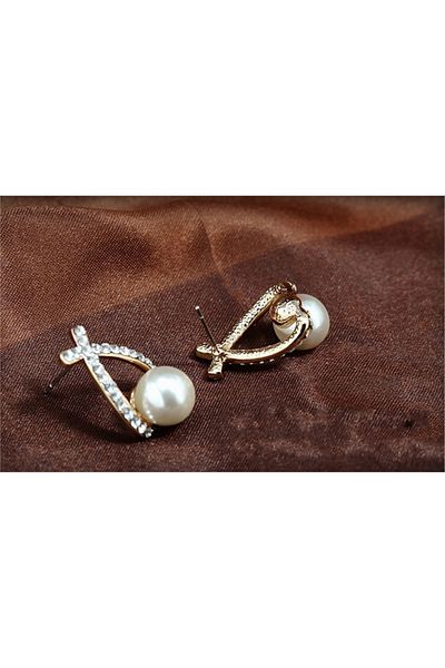 So Much Accesories So-much Elegant Pearl and Jewelled Earrings-9