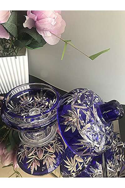 DECOSTYLE Dekorlu renkli şekerlik 2 parça