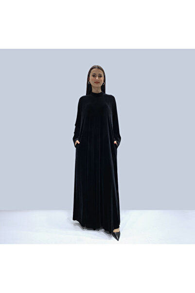 MISS DALIDA Dalida-Uzun Kadife Elbise