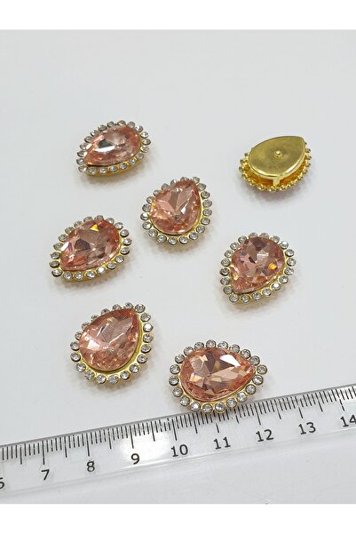 CRYSTALSHOP Stone Edge - Powder Drop 18*24mm (25 kom)