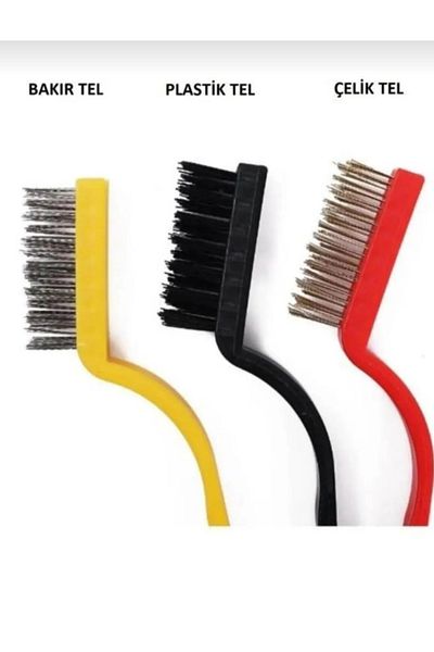 stilsenin34 3 Pieces Cooker Oven Barbecue Grill Airfryer Cleaning Wire Rust Removal Brush 3 Pieces Oil Cleaning Brush