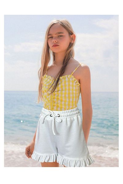 By Piera Ruffle Shorts for Girls