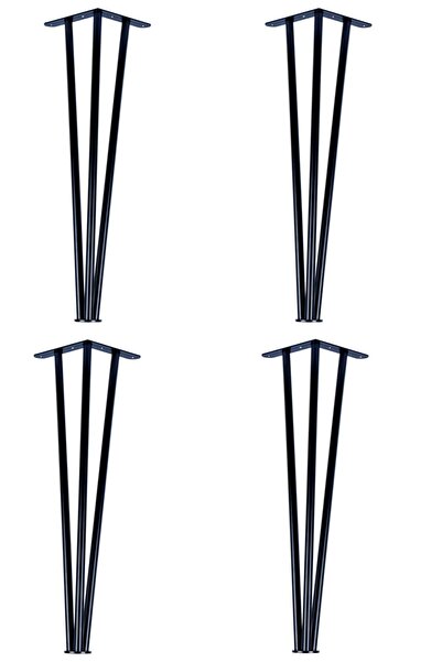 Evnalia Metal Profil Boru Ayak Kütük Yemek Çalışma Masası Dresuar Ayağı 73 Cm (4 Adet)