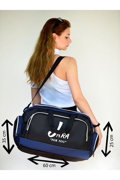JARA Bag Geantă de călătorie unisex cu mai multe compartimente, curea lungă