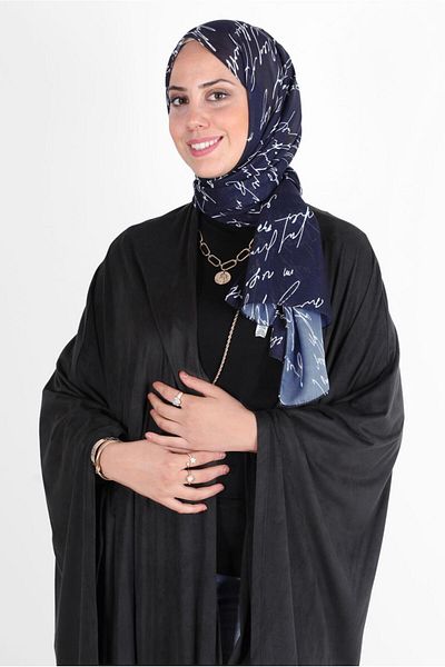 Alvina 8128 Μοντέλο σιφόν εμπριμέ σάλι
