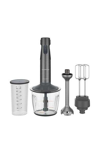 Grundig Glass Bowl-Stick Blender - Set with Whisk and Shredding Function