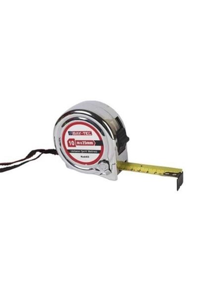 Baytec Bay-Tec Mk4149 10Mt 25mm Chrome Ribbon Meter