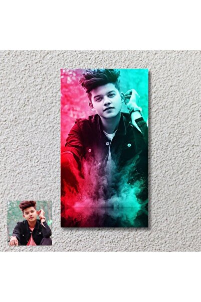 Hediye Vakti Kişiye Özel Gökkuşağı Fotoğraflı Mdf Tablo 20 x 28 cm