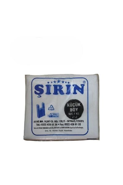 MBB ETİCARET 25x45 Cm White Thick Athlete Bag - 1 Kg 3 Pack (Takriben 330 Pieces)