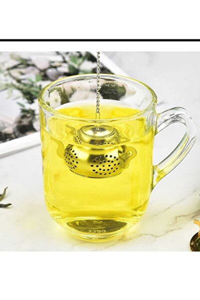 Dalian Home مصفاة شاي عشبية من الفولاذ المقاوم للصدأ - كوب تخمير القهوة والشاي