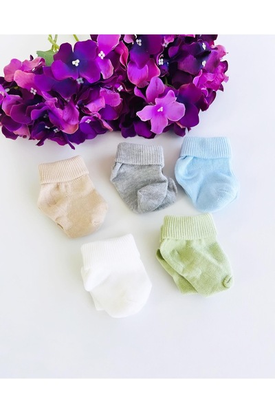 Mert Baby Newborn 5-Piece Socks Set Baby Boy