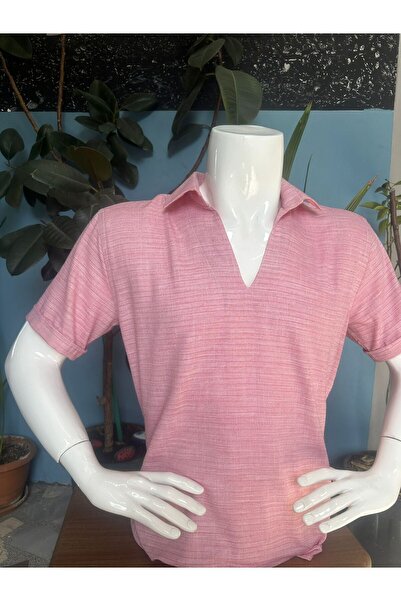 CLASSO V-Neck Cotton Short Sleeve Shirt