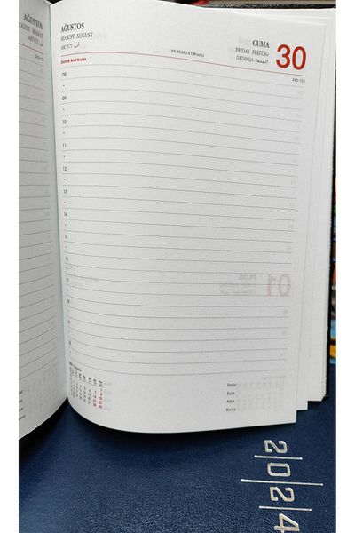 Lizy Дневен дневник с твърди корици 17x24 - Твърди корици AJ907 (2024)