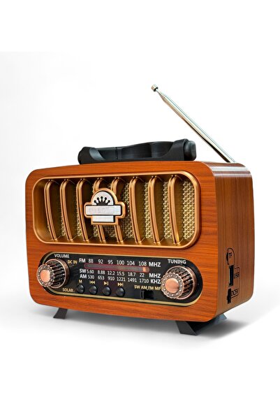 ROYALTREND Nostaljik Ayaklı Radyo Şık ,Tasarım Eskitme Nostalji Radyo(bluetoo...