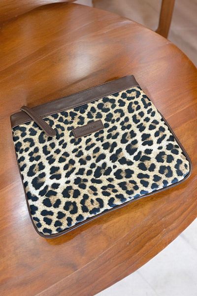BAHELS Γυναικεία τσάντα Clutch & Clutch Leopard Special Design