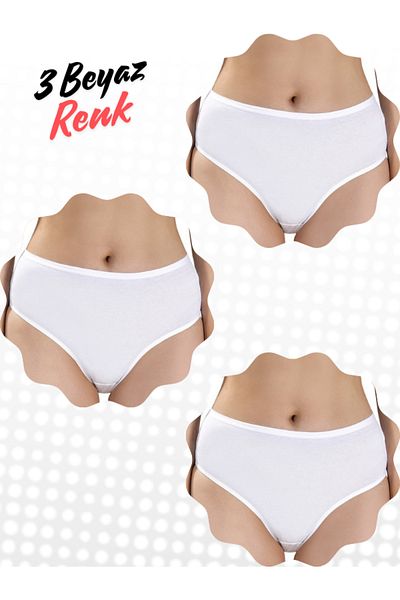 Berrak Bikini cu talie înaltă în stil Bato - Set economic de 3 (de calitate ultra)