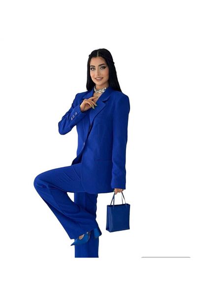Nilo Single Button Women's Jacket and Trousers Set