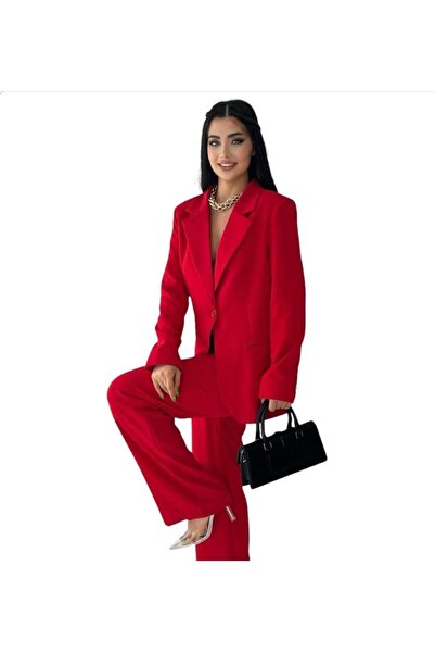 Nilo Single Button Women's Jacket and Trousers Set