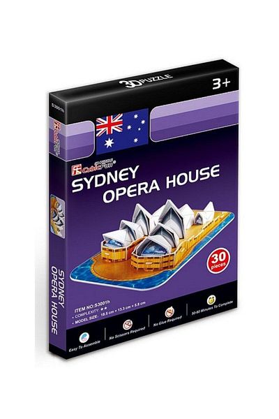 Cubic Fun Sydney Opera House - Puzzle Model Puzzle
