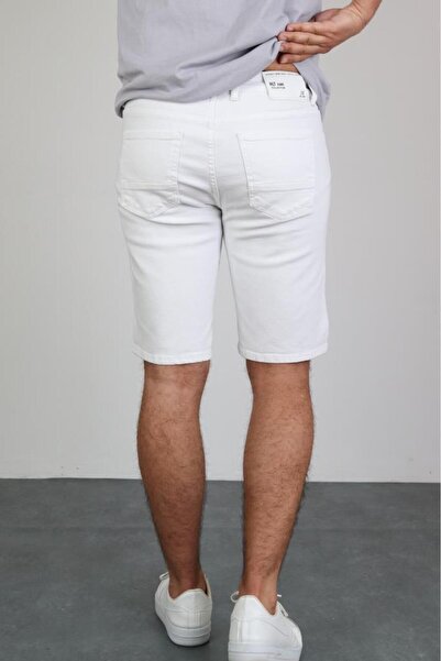 HLT JEANS Ανδρικό τζιν τζιν, εύκαμπτο Lycra, λευκό, χαλαρή εφαρμογή Hlthe001951bz