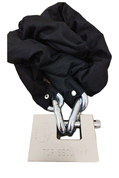 PADRİ motorsiklet 2,5 metre 10mm  Çelik Zincir Koruma Kılıflı Kilitli Motosik...