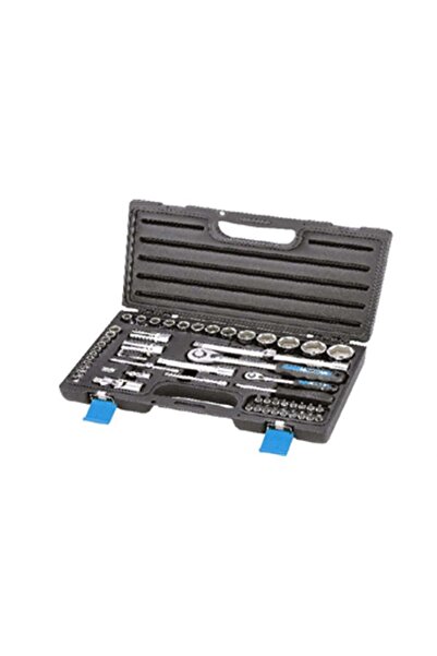 INDUSTRO 1/4"-1/2" Six Corner Socket Set 56 Pieces