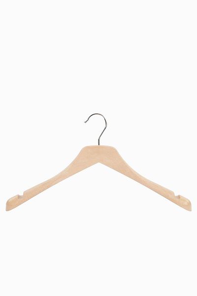AkalBatu 10 τεμαχίων Dck 40cm Wood Look Πλαστική κρεμάστρα με επένδυση