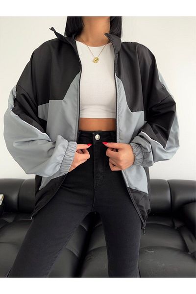 EDVESS Y2k Star Windbreaker Harajuku Jacket - Unisex Star Pattern Streetwear