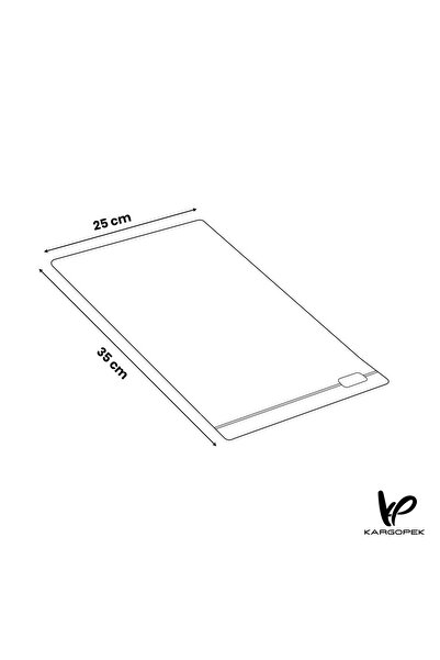 KARGOPEK Baskısız Fermuarlı Seffaf Buzlu Poset 25*35 (100 ADET)