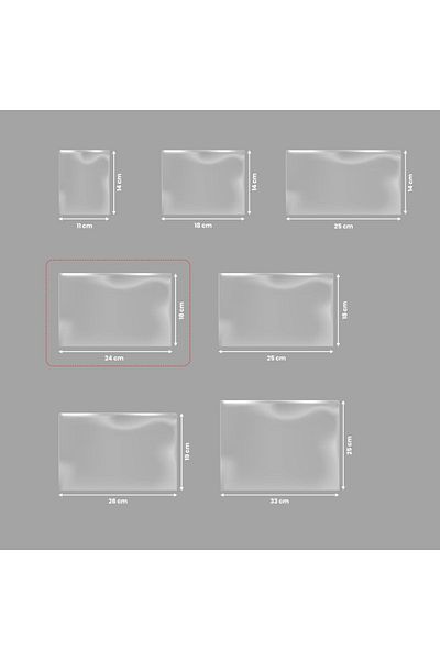 KARGOPEK Transparent Cargo Bill Pocket with Leaves 24*18 (1000 PCS)