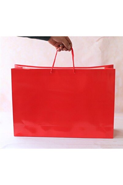 demontecraft حقيبة كرتون حمراء كبيرة الحجم 54x38 سم 2 قطعة