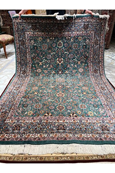 RD RAMAZAN DAĞ EL HALI SANATI El Dokuma  Uşak Halısı Pamuk Saçak Üzerine Yeni...