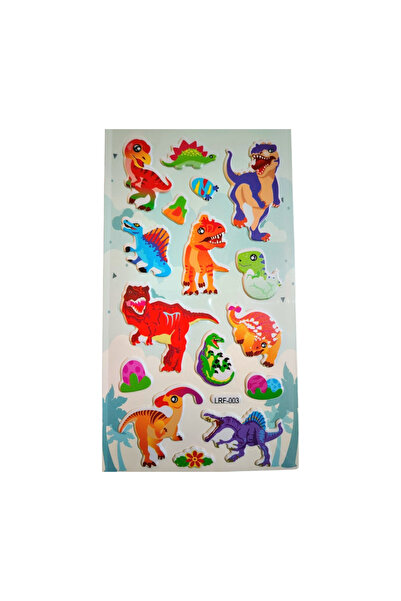 Bluoksweet Dinosaur-5 Puffy Embossing - Dekorativna nalepnica za tablet i tel...
