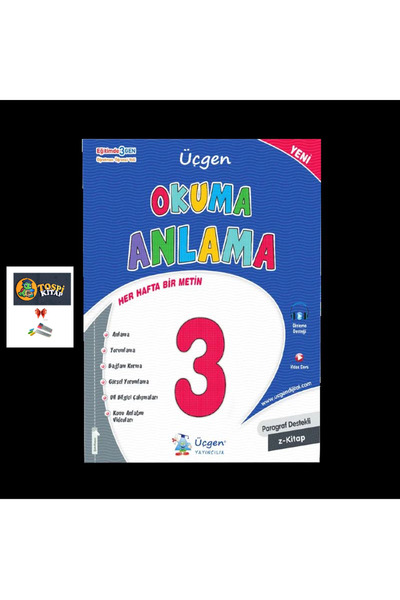 Üçgen Yayıncılık ÜÇGEN YAYINCILIK 3. SINIF TÜRKÇE OKUMA ANLAMA