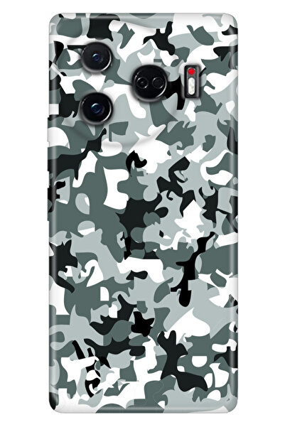 TECNO Camon 30 Pro 5G Uyumlu Kılıf Desenli Baskılı Silikon Kamuflaj