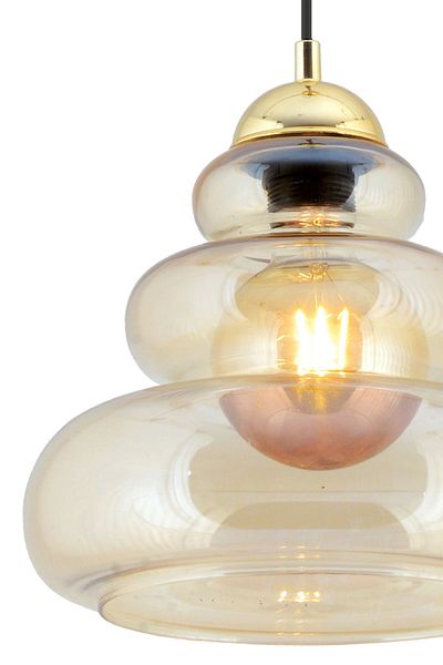ANGDESİGN Nisa Luce Aware Glass Pendant Lamp - Honey